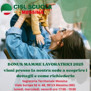 Scopri di più sull'articolo Bonus mamme per lavoratrici con almeno due figli, domande all’INPS entro il 9 dicembre 2025
